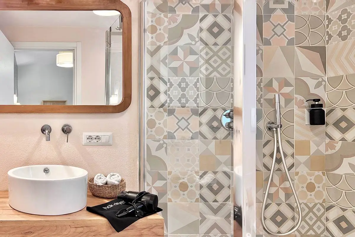 Lavabo e doccia